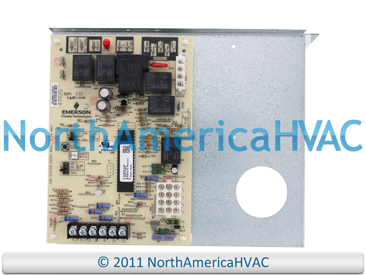 White Rodgers Furance Control Circuit Board Fits York Coleman Luxaire 50A50  241 031-01266-000 - North America HVAC